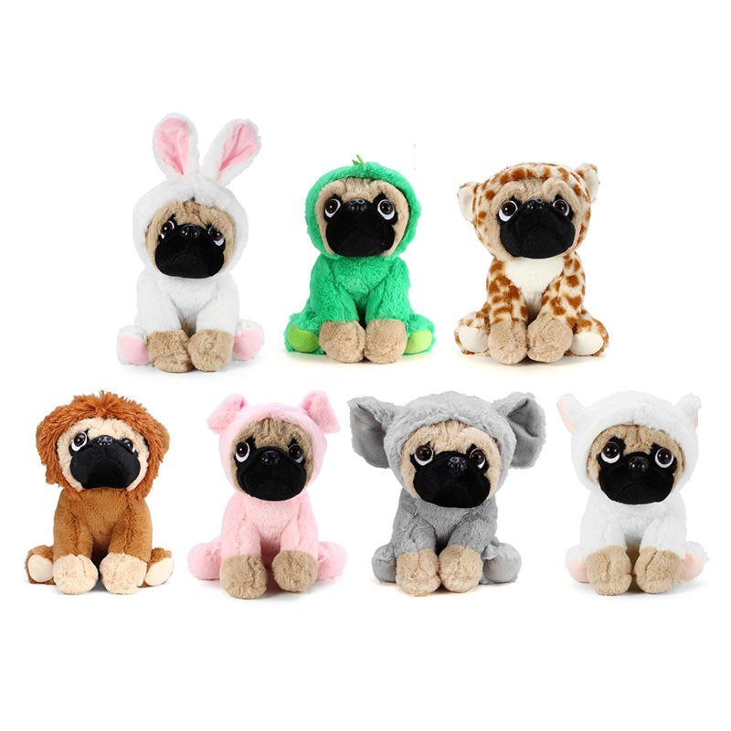 New Soft Cuddly Dog Toy in Fancy Super Cute Quality Stuffed Plush Toy Kids Gift