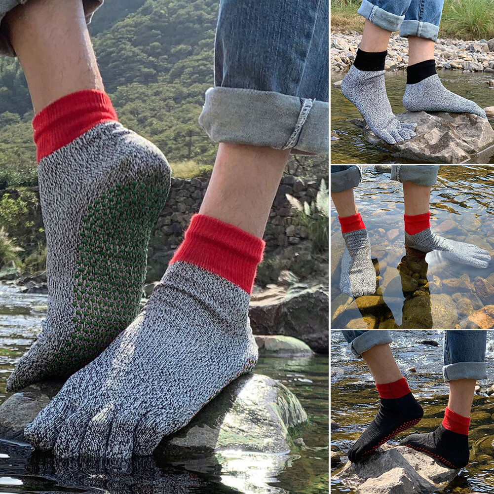 5 Toe Cut Resistant Socks Comfortable Anti-Slip Yoga Socks Hiking Running Climbing Barefoot Socks Outdoor