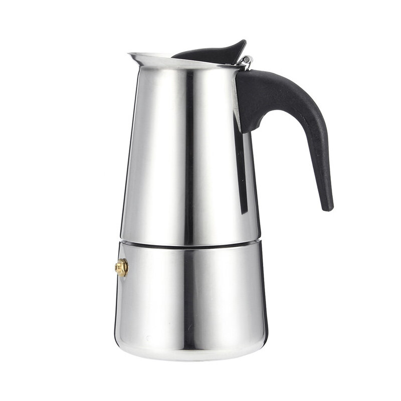 Espresso Moka Coffee Maker Pot Percolator Stainless Steel Electric Stove Electric Coffee Kettle