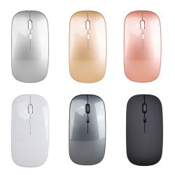 HXSJ M80 2.4G Wireless Mouse Rechargeable 1600DPI Silent Optical Ergonomic Mouse For Laptop Computer PC