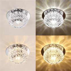 3W 5W Modern Round Shape Warm White Pure White Crystal LED Ceiling Light Chandelier Downlight - 5W Pure white  4.8 16 Reviews Questions & Answers ID: 1224556 US$23.99 US$28.99 -17% Price alert Power: 5W 3W 5W Color.: Pure white Pure white Warm White Ship Fr