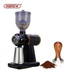 HiBRWE 600N Electric Coffee Grinder 220-240V 180W Adjustable Knob Large Capacity-EU Plug