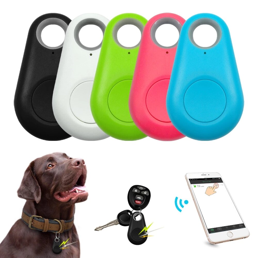Pet Smart GPS Tracker Mini Anti-Lost Waterproof Bluetooth 5.2 Locator Tracer For Pet Dog Cat Kids Car Wallet Key Collar Accessories