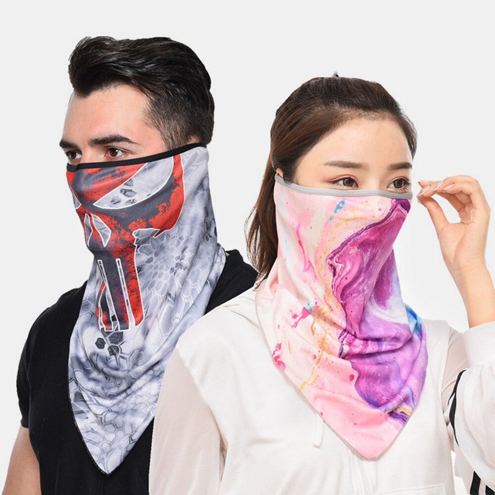 Quick-drying Breathable Riding Fishing Windproof Sunscreen Scarf Bandana Balaclava Neck Gaiter Neck Tube UV Resistant Quick Dry Lightweight Materials Cycling Polyester Adults
