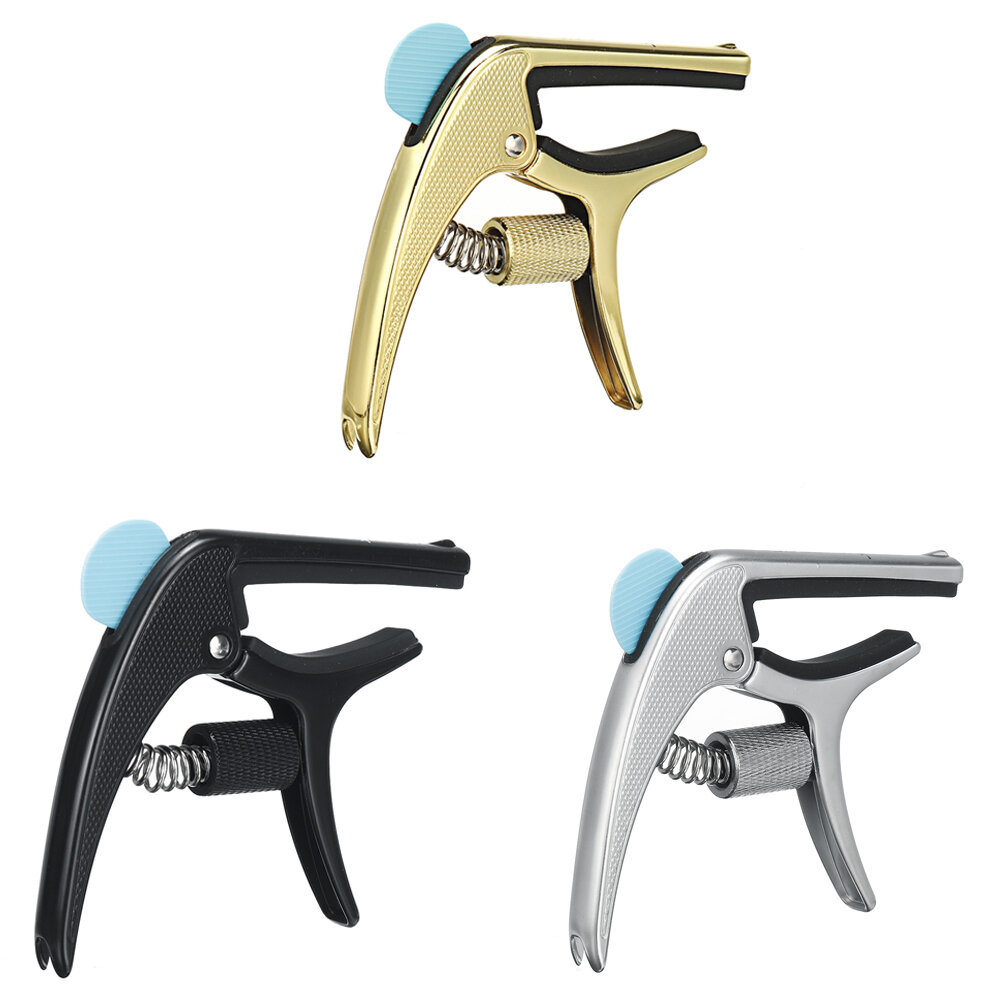 GGC-02 Guitar Capo Guitar Pickup Electric Guitar Capo For Acoustic Guitar Bass Ukulele Clamp Capo Gold Black Parts Accessories