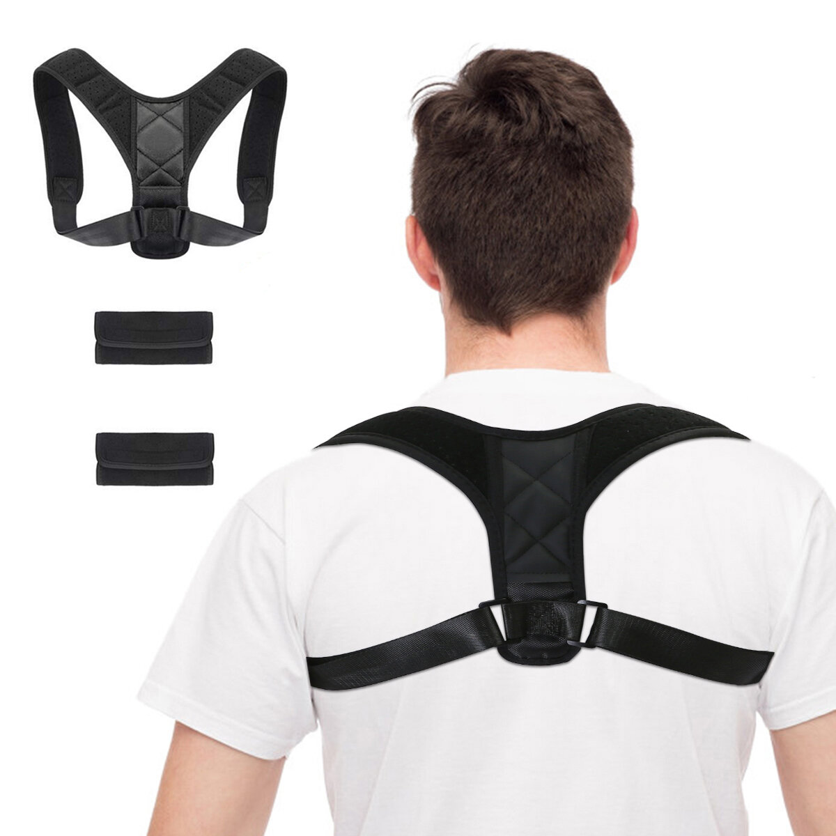 Brace Support Belt Adjustable Back Posture Corrector Clavicle Spine Back Shoulder Lumbar Posture Correction Sport Fitness Cycling