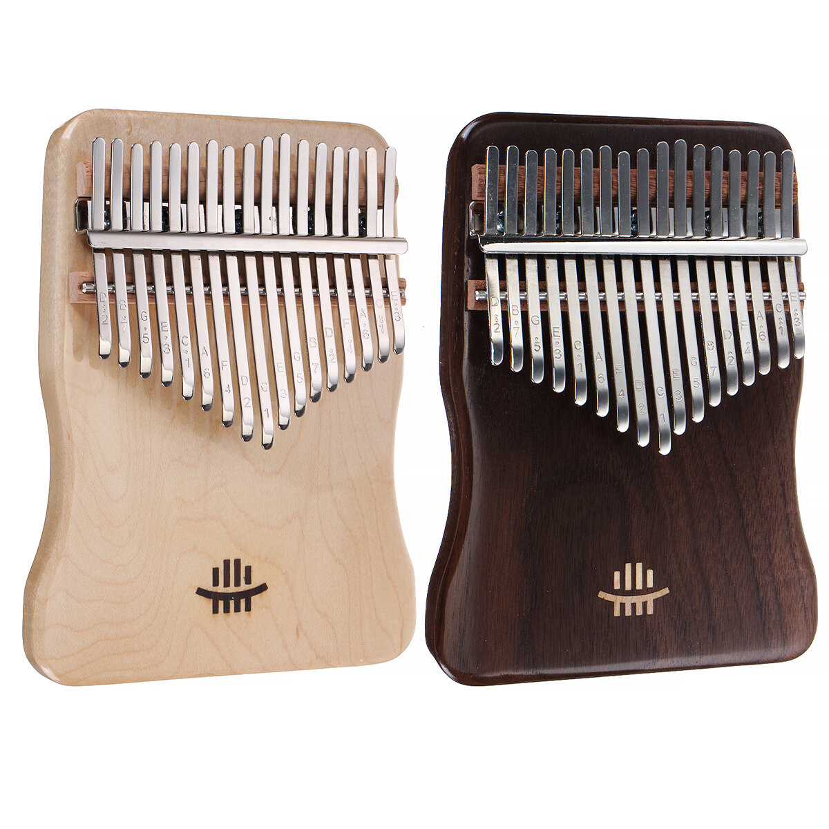17 Key Kalimba Finger Hand Piano Mahogany Thumb Piano Wood Music Instrument Kit