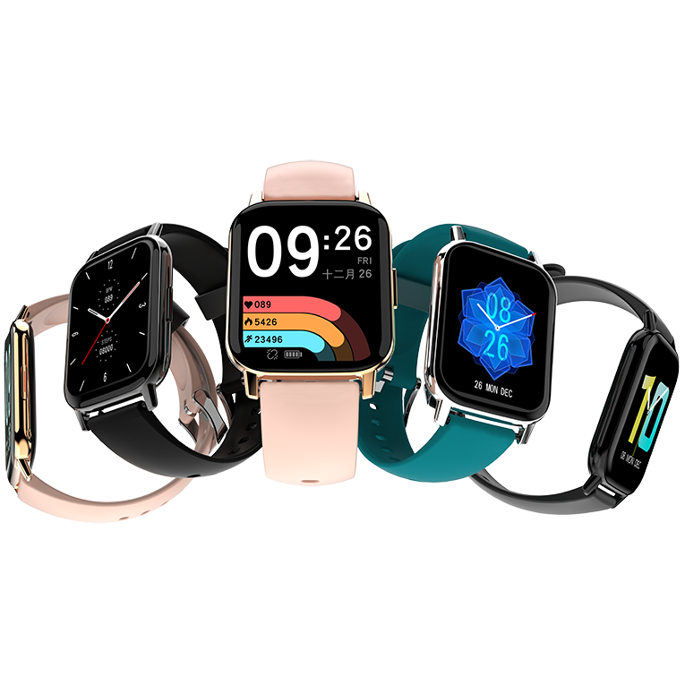 DOOGEE CS2 1.69 inch Full Touch Screen Dynamic Heart Rate Monitor 24 Sports Modes 300mAh Long Standby IP68 Waterproof BT5.0 Smart Watch