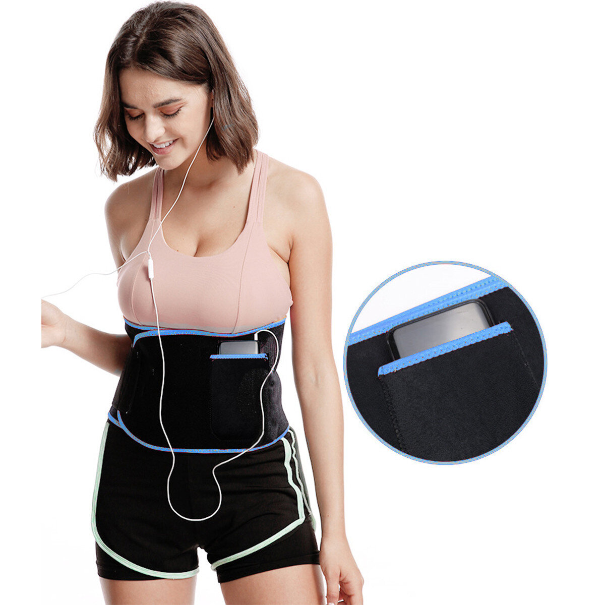 60-115cm Waist Shapewear Yoga Sport Slim Waist Trainer Burning Fat Body Shaper