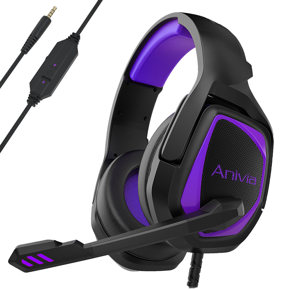 Anivia MH602 Gming Headset 3.5mm Audio Interface Omnidirectional Noise Isolating Flexible Microphone for PS4 Xbox S/X Laptop PC