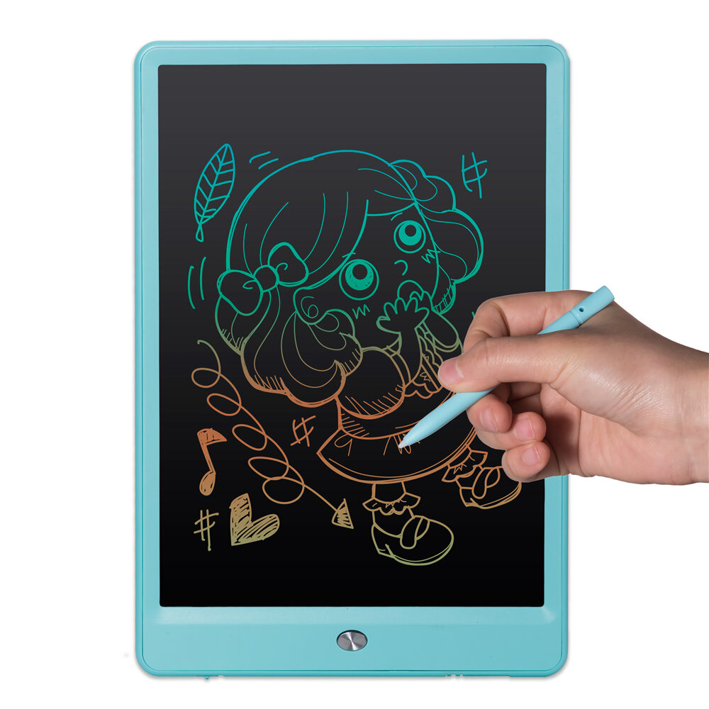 10 Inch LCD Writing Tablet Drawing Board Paperless Rainbow Colored Handwriting Digital Drawing Board for Draw Note Memo Reminder