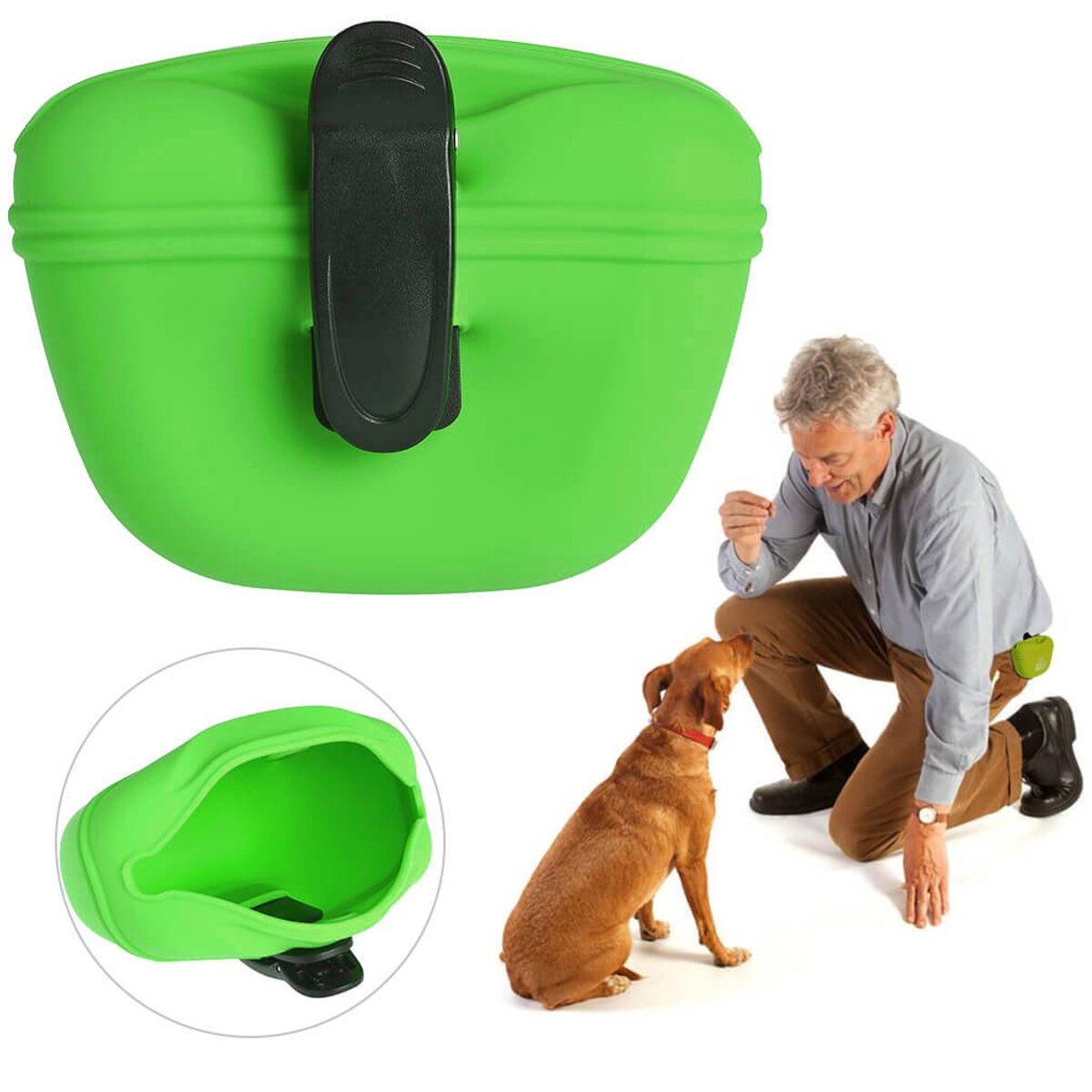Pet Treat Training Bag Outdoor Feed Storage Pouch Food Reward Waist Bags Portable Pet Dog Training Bag
