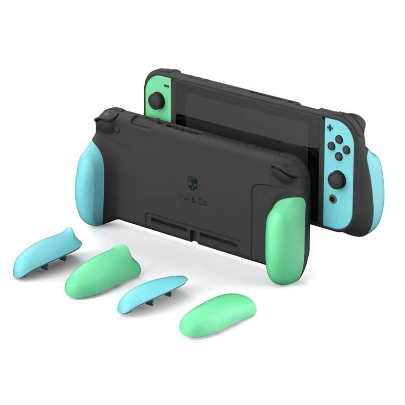 Skull & Co. GripCase Protective Case Cover Shell with Replaceable Grips for Nintendo Switch