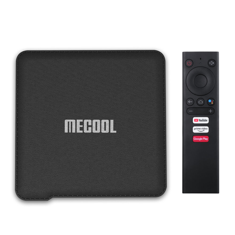 Mecool KM1 S905X3 ATV 4GB DDR RAM 32GB EMMC ROM Android 10.0 TV Box 2.4G 5G WIFI bluetooth 4.2 Google Certified Support 4K YouTube Prime Video Google Assistant