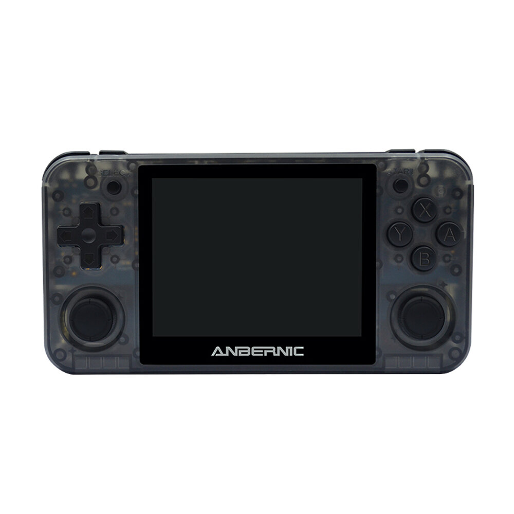 ANBERNIC RG350P 16GB 6000 Games Video Game Console with 32GB Memory Card 3.5 inch IPS HD OLeophobic Toughened Screen 64 Bit DDR2 512M Retro Handheld Video Game Player for PS1 GBA SFC MD