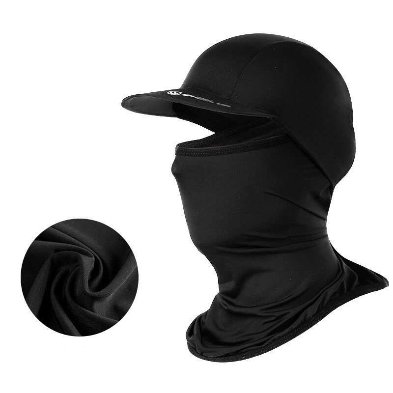 WHEELUP Multifunctional Ice Silk Sun Protection Neck Protector Face Mask Hat Windproof Anti-Fog Saliva Dustproof Cycling Scarf  Cap