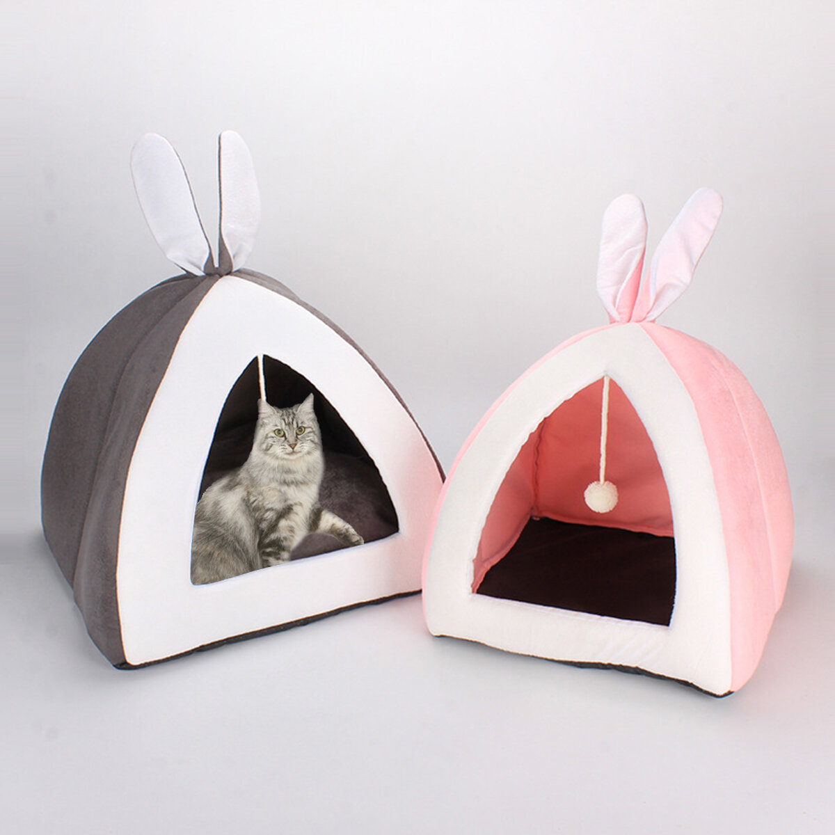 Foldable Pet Puppy Warm Cave House Dog Cat Tent Sleeping Bed Soft dog Mat Pad