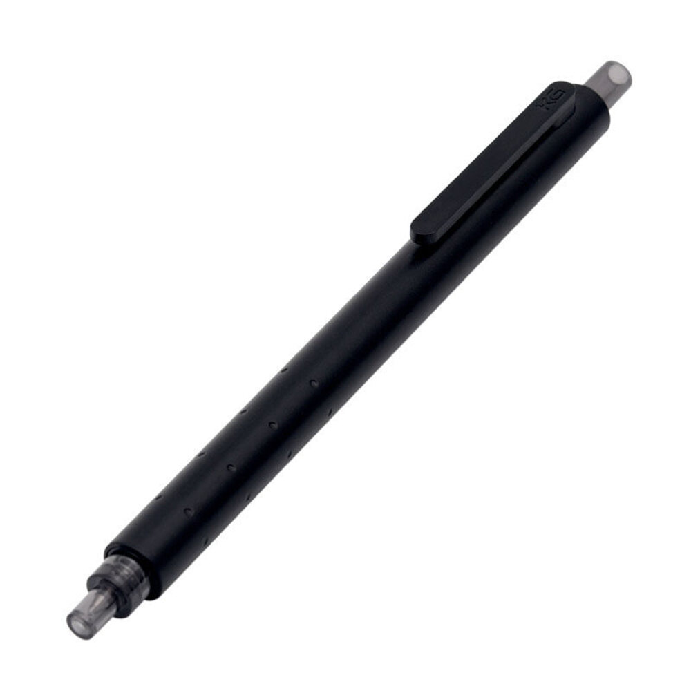 KACO ROCKET 10Pcs Gel Pen Set 0.5mm Black/White Simple Press Design Netural Pen School Students Office Meeting Supplies
