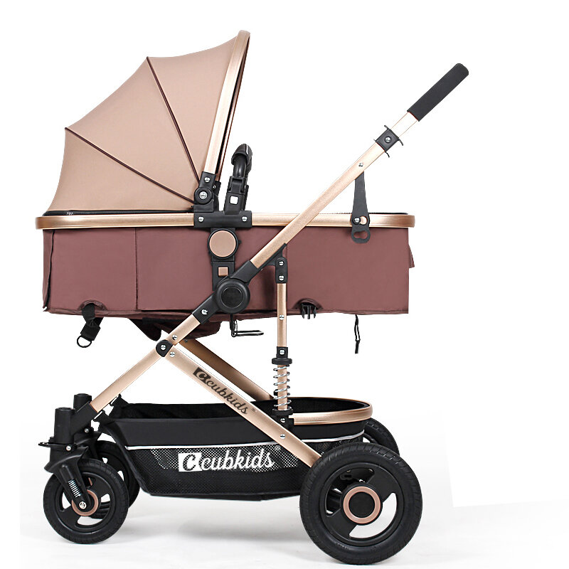 Folding Aluminum Infant Baby Stroller Kids Foldable Pushchair Bassinet and Car Baby Stroller