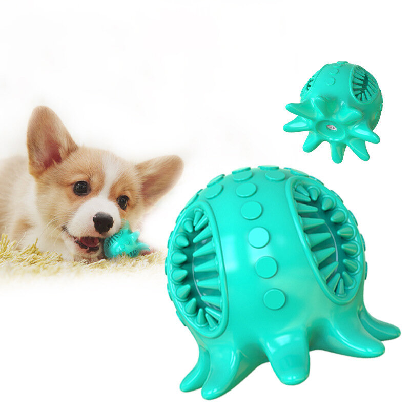 Pet Dog Chew Toys for Teeth Cleaning Dog Chewing Toothbrush Toys ooth Cleaning Balls for Small Medium and Large Dogs