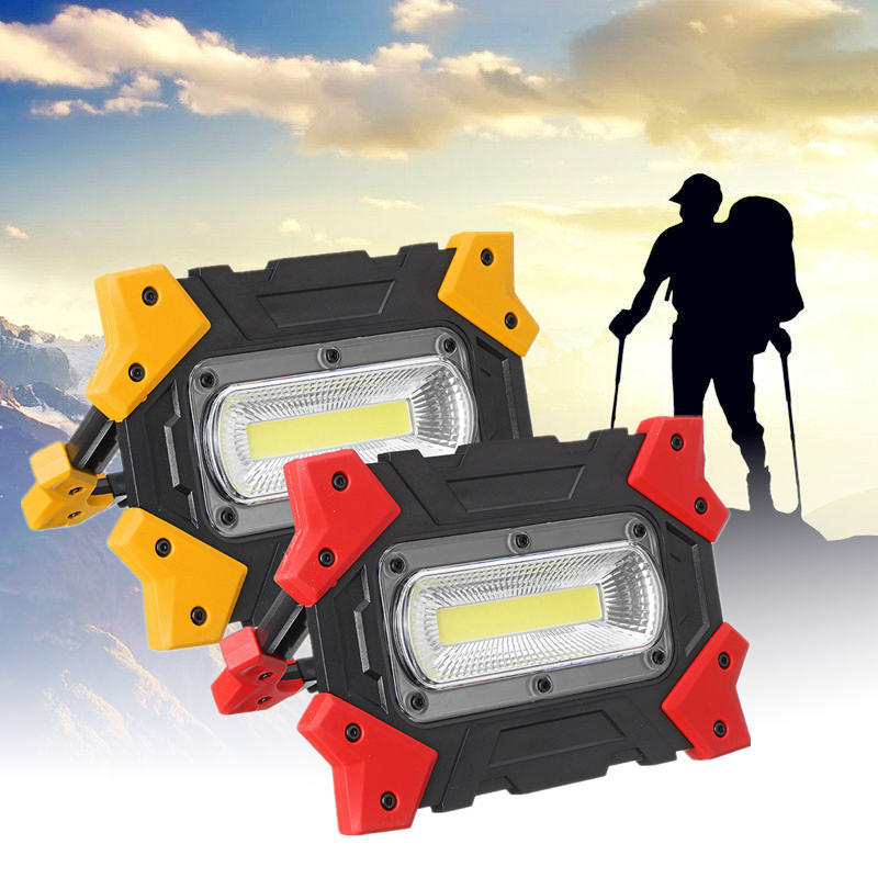 Foldable COB LED Work Light Portable 3 Modes Flood Lamp for Outdoor Camping Emergency