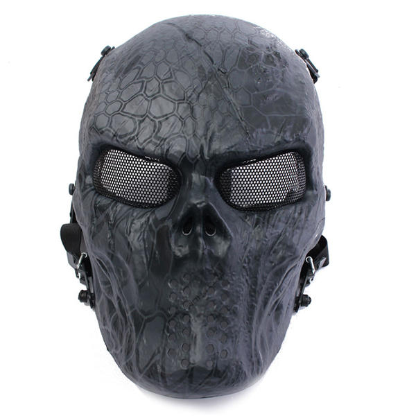 Airsoft Paintball Full Face Skull Mask Protection Outdoor Tactical Gear