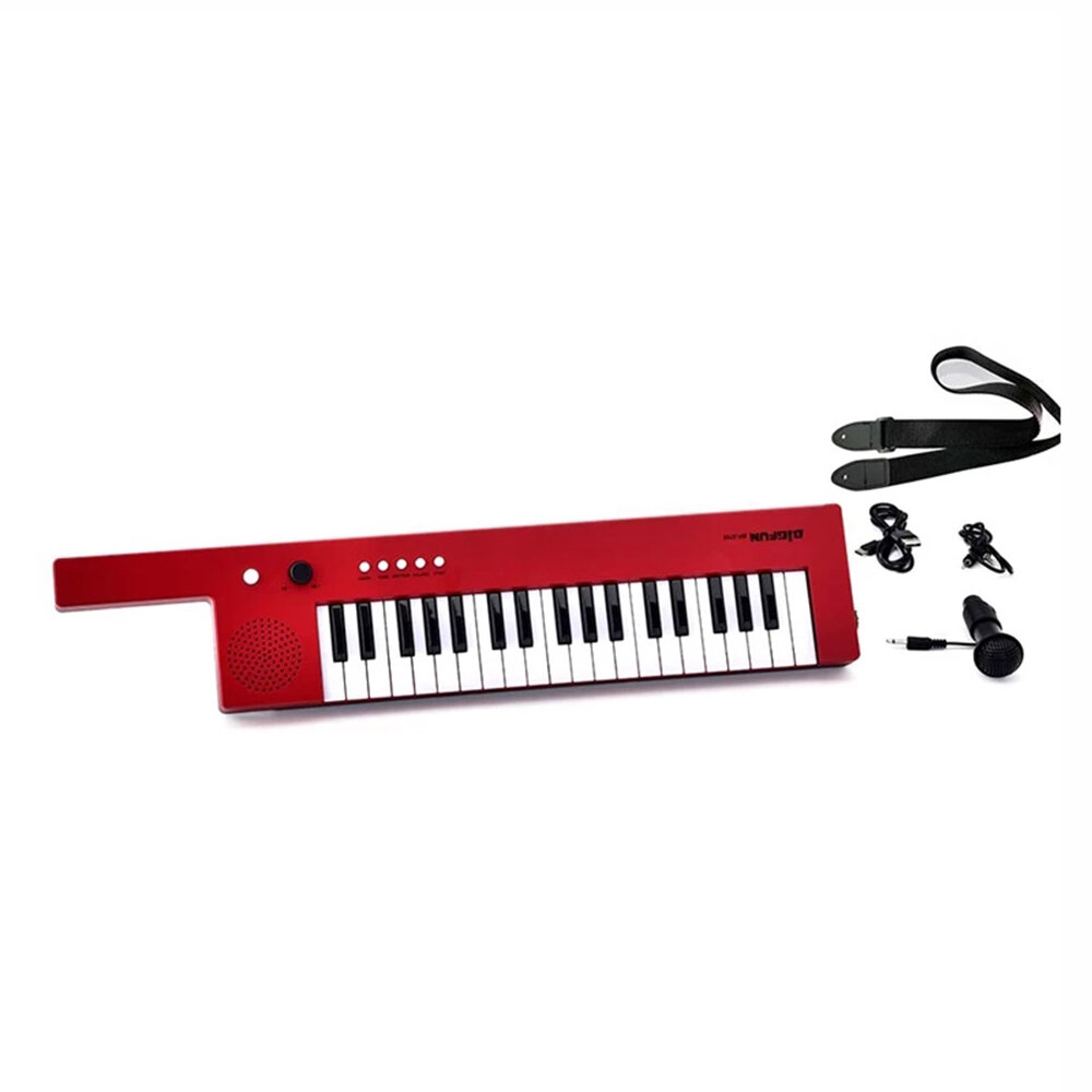 Bigfun BF-3755 Portable 37-Key Electronic Keyboard Piano Mini Electronic Organ Piano + Microphone + Cable