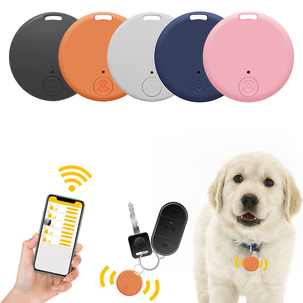 BT5.0 Smart blurtooth Tracker Anti-lost Device Locator Small Portable BT GPS Mini Tracker for Pet Dog Cat Kids Car Wallet Key Collar Accessories