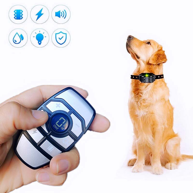 New Style Dog Training Collar 800M Remote Control Mini Shock Electric Collar Anti Barking Device