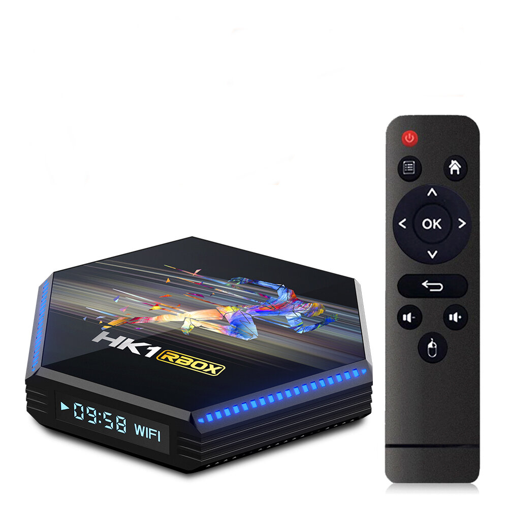 HK1 RBOX R2 Rockchip RK3566 4GB RAM 32GB ROM Android 11.0 HD 4K Smart TV Box bluetooth BT4.0 2.4G 5G WIFI Google Play Netflix Youtube Video TV BOX