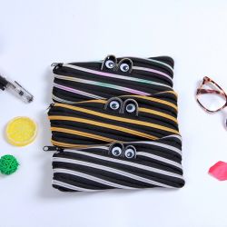 Student Pen Bag Cute Pencil Case with One Zipper Removable School Student Stationery Supplies Children Gift Pencil Bag