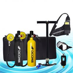 DCCMS DS-810 8pcs/set 1L Portable Diving Scuba Tank Divers Spare Oxygen Equipment Leisure Diving Mini Oxygen Tank
