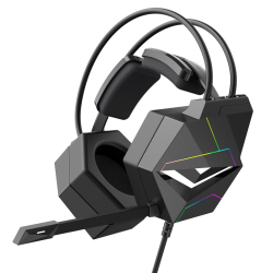 Onikuma X20 RGB Gaming Headset Noise Canceling Headphone Surround Sound LED Light with Mic