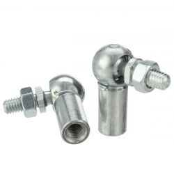 2pcs M6/M8/M10 Thread Ball Stud Socket Joint Spring Holders For Gas Spring Strut Ends Fittings