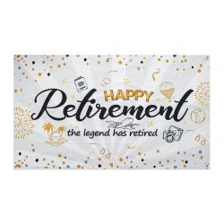 Wall Hanging Tapestry Happy Retirement Photography Backdrop Retirement Party Supplies Favors Gifts Decorations