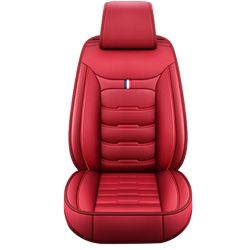 1PC Universal Car SUV Front Seat Cover PU Leather Full Surround Protector