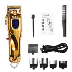KEMEI-2010 All Metal Retro Oil Head Electric Cordless Trimmer Wireless Portable Hair Clipper