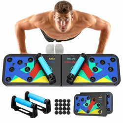 9-in-1 Push Up Board Multi-function Push Up Rack Core Strength Training Equipment Home Fitness