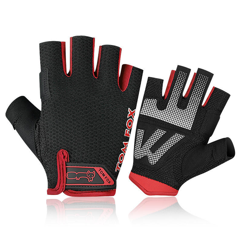 Men Women Half Finger Gloves Fitness Cycling Motorcycle Bike Training Gym Exercise Sports