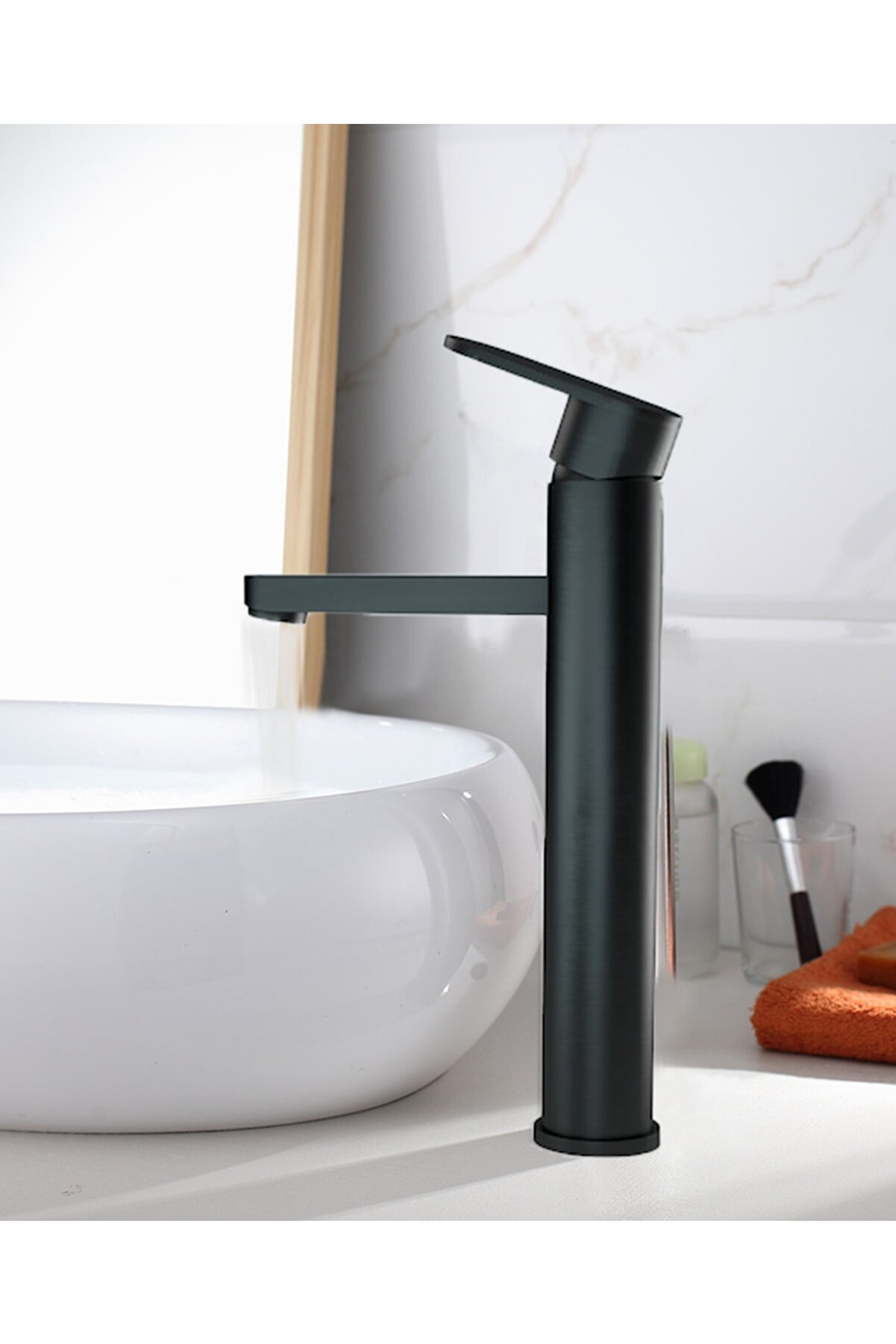 Rudi Black Washbasin Mixer - 604b RU604B