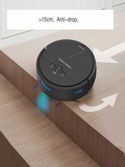 Geerlepol Wi-Fi Self-Charging Robot Vacuum Cleaner Pet Hair Carpets Self-Charging WIFI APP Amazon Alexa Vera