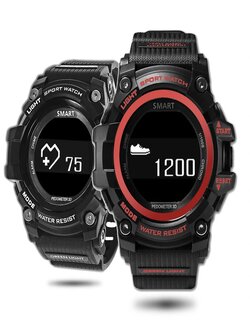 Zeblaze MUSCLE HR Waterproof Smart Watch - Black Brand: Zeblaze
