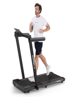           Geemax C2 Folding Treadmill 3.0 HP 2 in 1 Treadmill Walking Pad LED Touch Display Installation-free Under Desk Treadmill 120KG Capacity