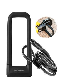 Anti-theft Portable U-Shaped Bicycle Lock