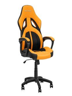 BlitzWolf® BW-GC3 Racing Style Gaming Chair PU + Mesh Material Streamlined Design Adjustable Height Widened Seat Home Office - Orange