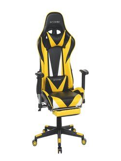 BlitzWolf® BW-GC2 Updated Version Gaming Chair Ergonomic Design 180°Reclining Adjustable Armrest Footrest Widen Backrest Home Office - Yellow