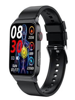 E500 1.83 inch HD Screen ECG Monitor Heart Rate Blood Pressure SpO2 Monitor Fitness Tracker 280mAh Battery BT 5.1 IP68 Waterproof Smart Watch - NO.5