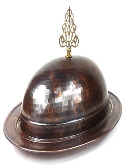 Copper dish with lid