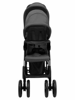 [EU Direct] vidaXL 10137 Baby Stroller Stroller gray 89x47,5x104 cm Portable Travel Children Carriage Foldable Cart