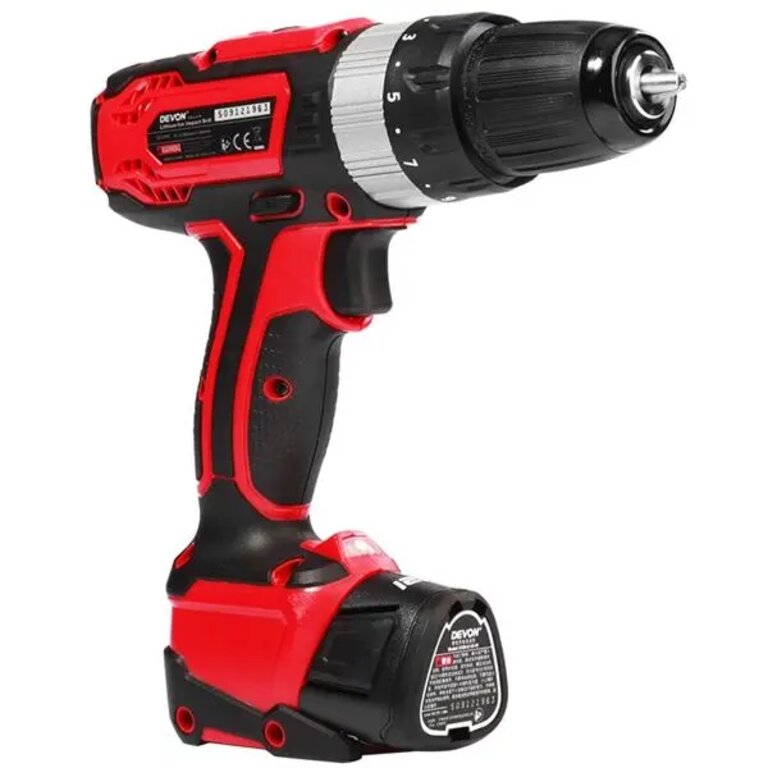 DEVON® 5230 Rechargeable Electric Screwdriver Home Impact Drill Tool